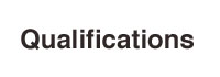 qualifications